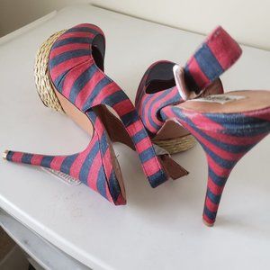 Striped Herled sandals